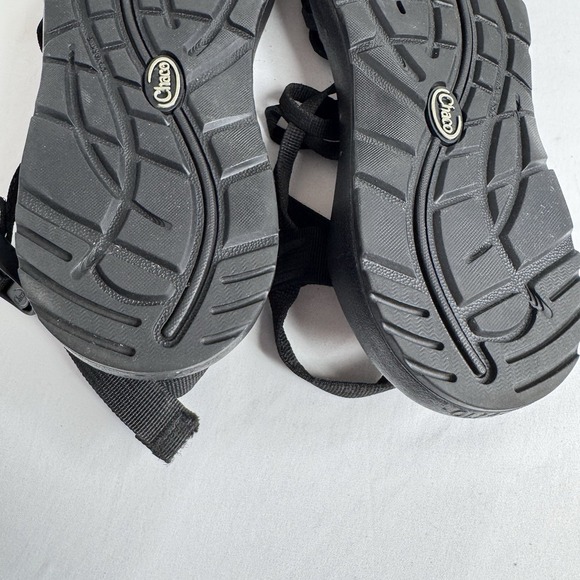 Chaco ZX2 Classic Black Sandals Womens 10 Hiking Trail Beach Comfort EXCELLENT - Picture 8 of 10